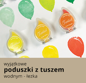 Poduszka z tuszem wodnym łezka