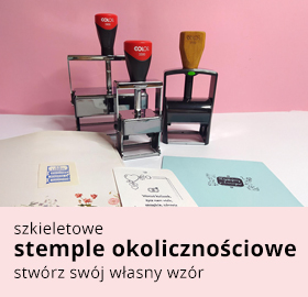 Stemple okolicznościowe z własnym wzorem