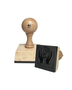 Stempel do ceramiki z Twoim projektem - odbicie wklęsłe na ceramice