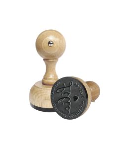 Stempel do ceramiki z Twoim projektem - odbicie wklęsłe na ceramice