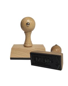 Stempel do ceramiki z Twoim projektem - odbicie wklęsłe na ceramice