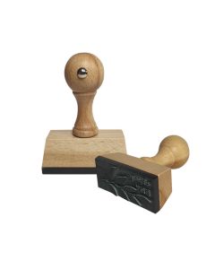Stempel do ceramiki z Twoim projektem - odbicie wklęsłe na ceramice