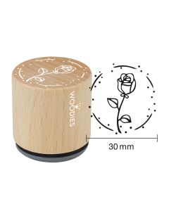 Stempel Woodies - Róża