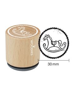 Stempel Woodies - Koń na biegunach