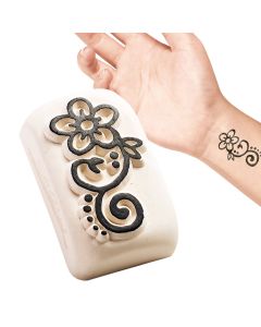 Stempel do tatuażu LaDot średni kwiat