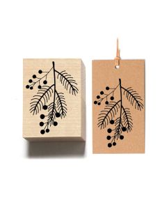 stempel kreatywny świąteczny - gałązka 02