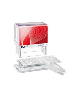 DRUKARENKA DIY PIECZĄTKA COLOP PRINTER ROZMIAR 40/2 czcionka 2,5 mm 3,5 mm