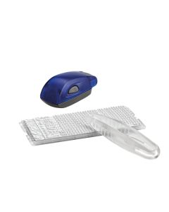 DRUKARENKA STAMP MOUSE 20 INDIGO - PODUSZKA: CZARNA, CZCIONKA 3,5 MM