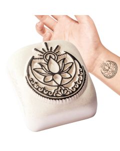 Stempel do tatuażu LaDot duży kwiat lotosu
