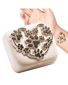 Stempel do tatuażu LaDot duże serce z łapek