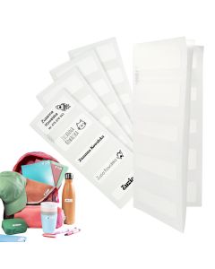 Etykiety/naklejki wodoodporne do oznaczania przyborów, lunchboxów, butelek - 100 szt