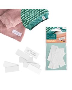  Etykiety bawełniane do ubrań do drukarenki COLOP Craft Labeler (op.40 szt.)