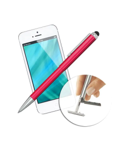 Długopis z pieczątką Heri stamp & touch pen 3304 różowy + etui 