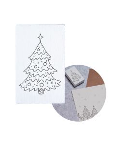 Stempel drewniany May & Berry - Choinka