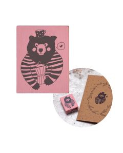 Stempel drewniany May & Berry - Miś