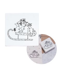 Stempel drewniany May & Berry - Sanie