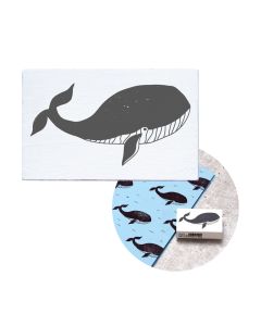 Stempel drewniany May & Berry - Wieloryb