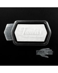 Poduszka z tuszem kolor biały