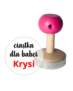 Stempel do ciastek ciastka dla babci + imię