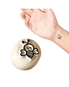 Tatuaż tymczasowy zmywalny mały stempel LaDot - Pszczółka S018