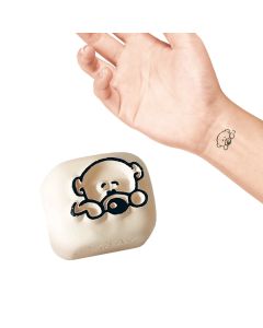 Tatuaż tymczasowy zmywalny mały stempel LaDot - Miś S023