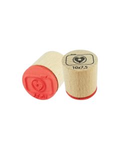 Drewniany stempel - Aparat (zdjęcie 10x7,5) do albumów