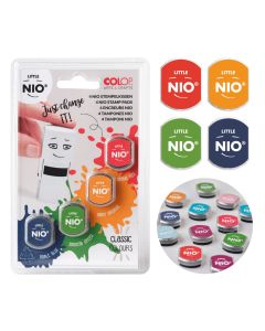 Zestaw czterech poduszek wymiennych Little NIO kolory podstawowe